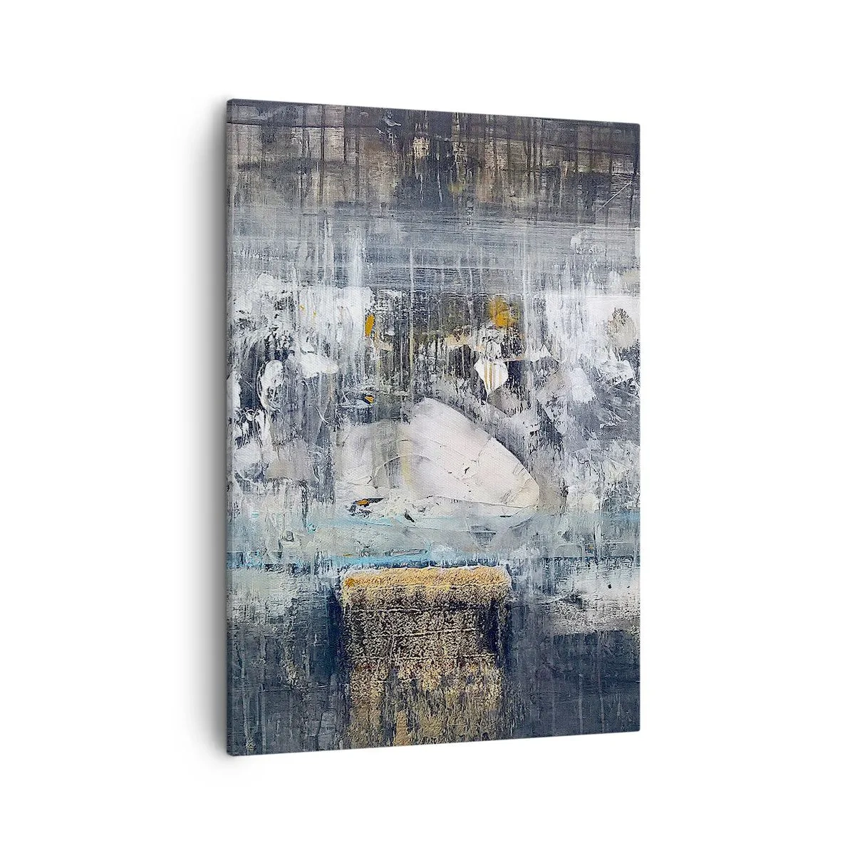 Lærredstryk - Billede på lærred - Som på is, som på fortovet - 50x70 cm