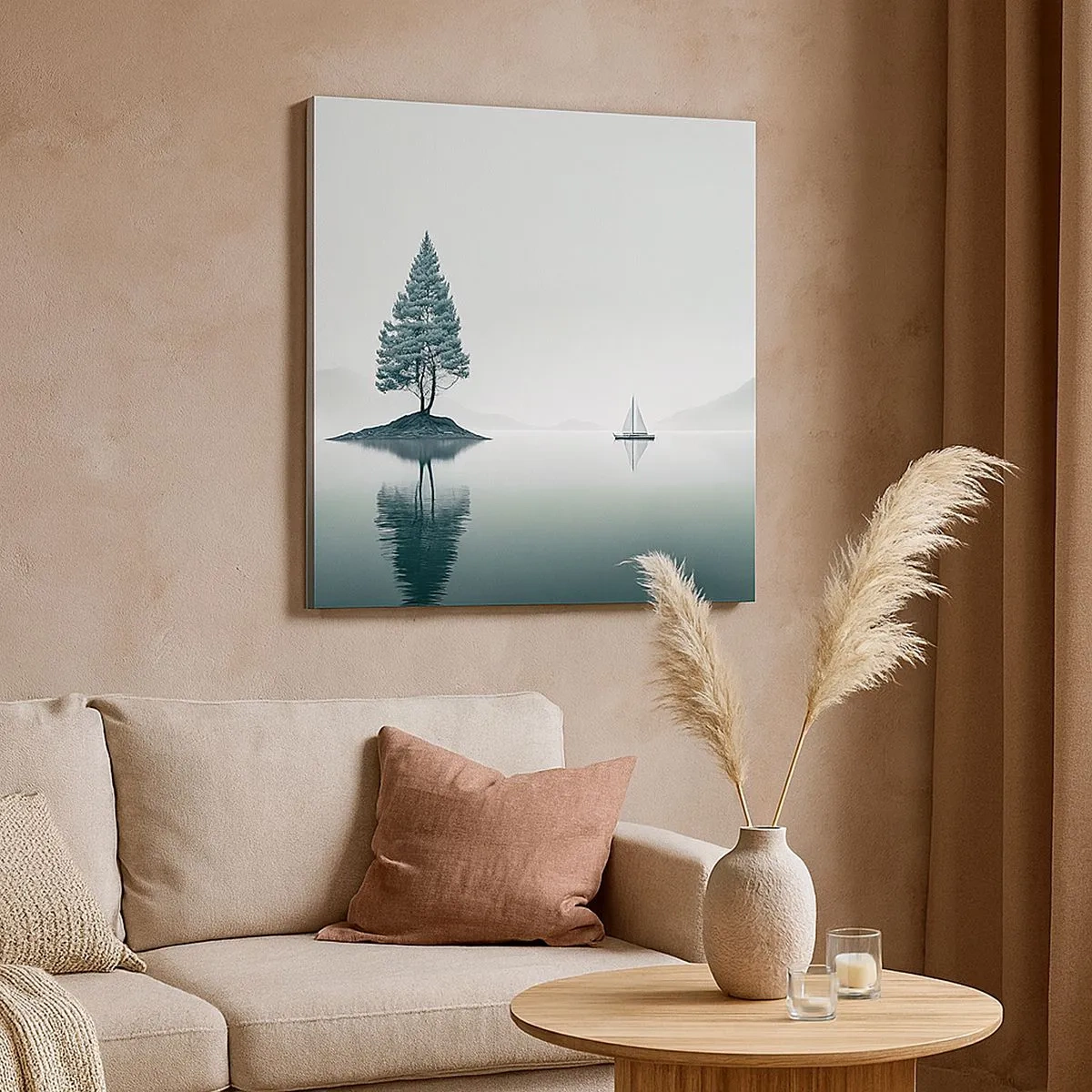 Lærredstryk - Billede på lærred - En drøm - 30x30 cm