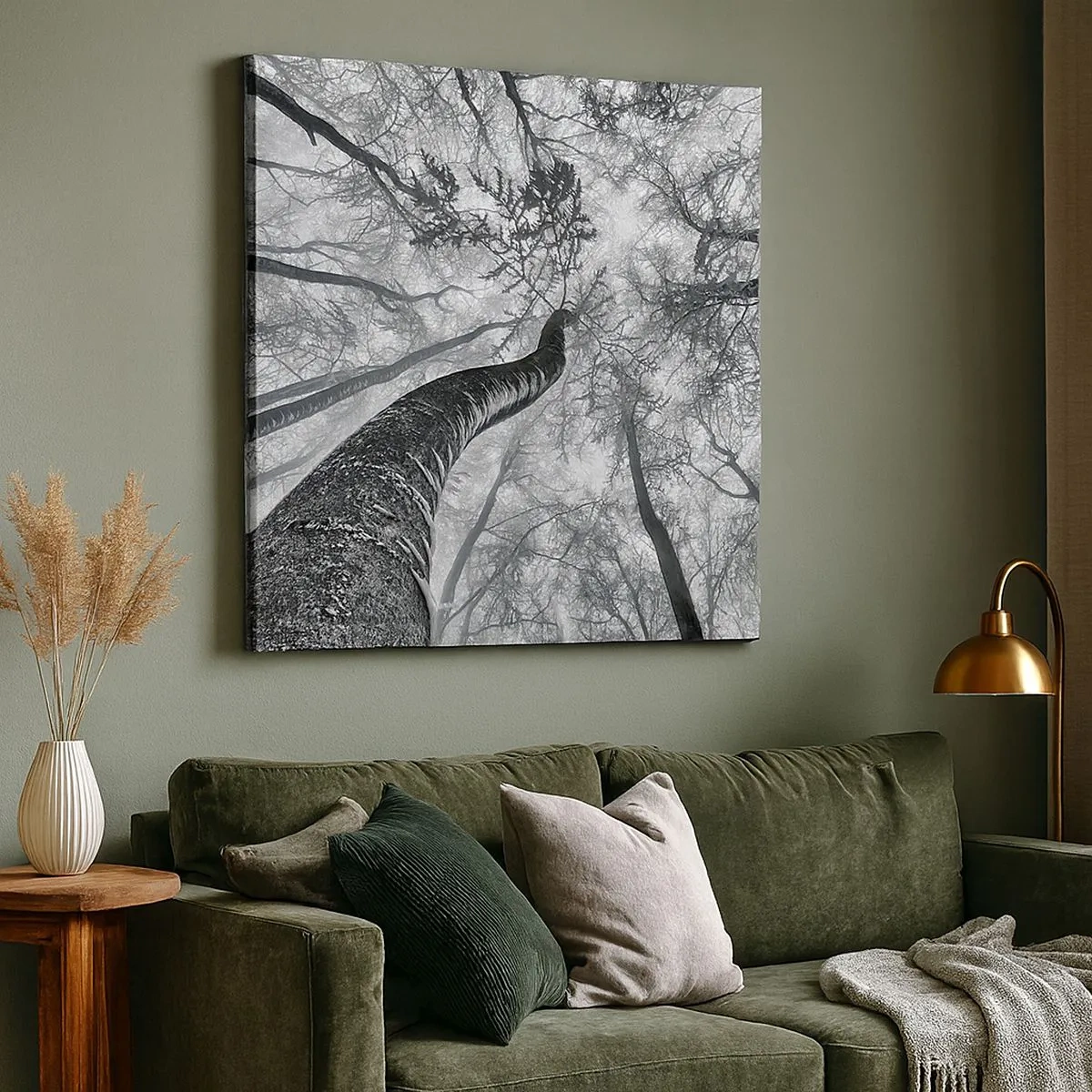 Lærredstryk - Billede på lærred - Kapløb mod lyset - 30x30 cm