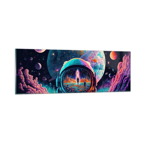 Billede på glas - Filosoffer har aldrig drømt - 90x30 cm