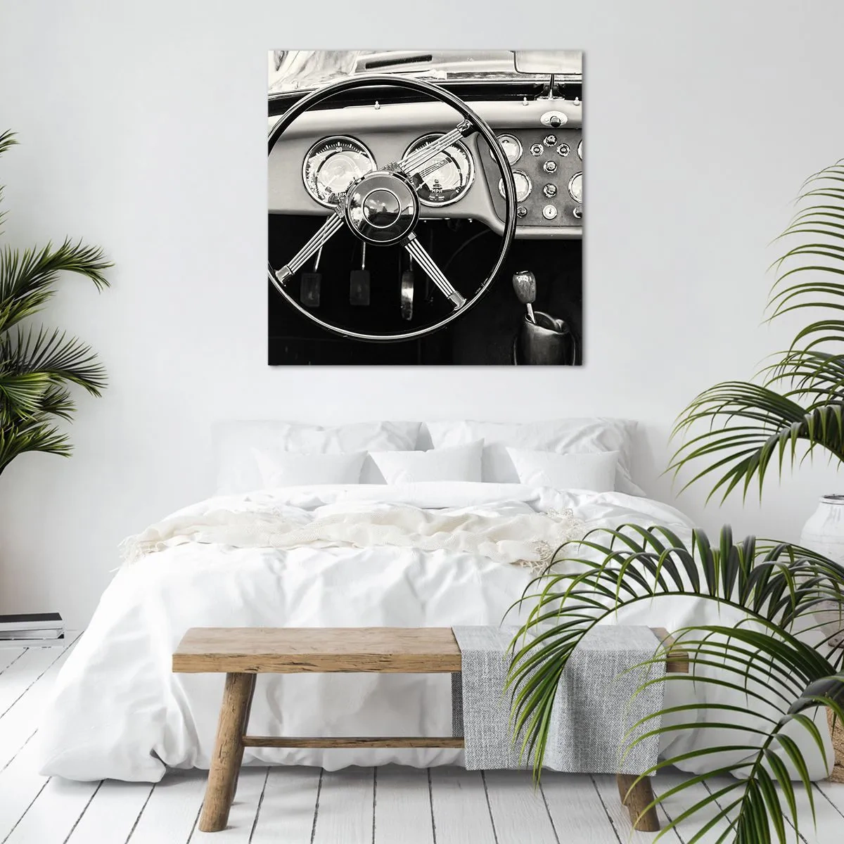 Lærredstryk - Billede på lærred - En drøm for samlere - 50x50 cm