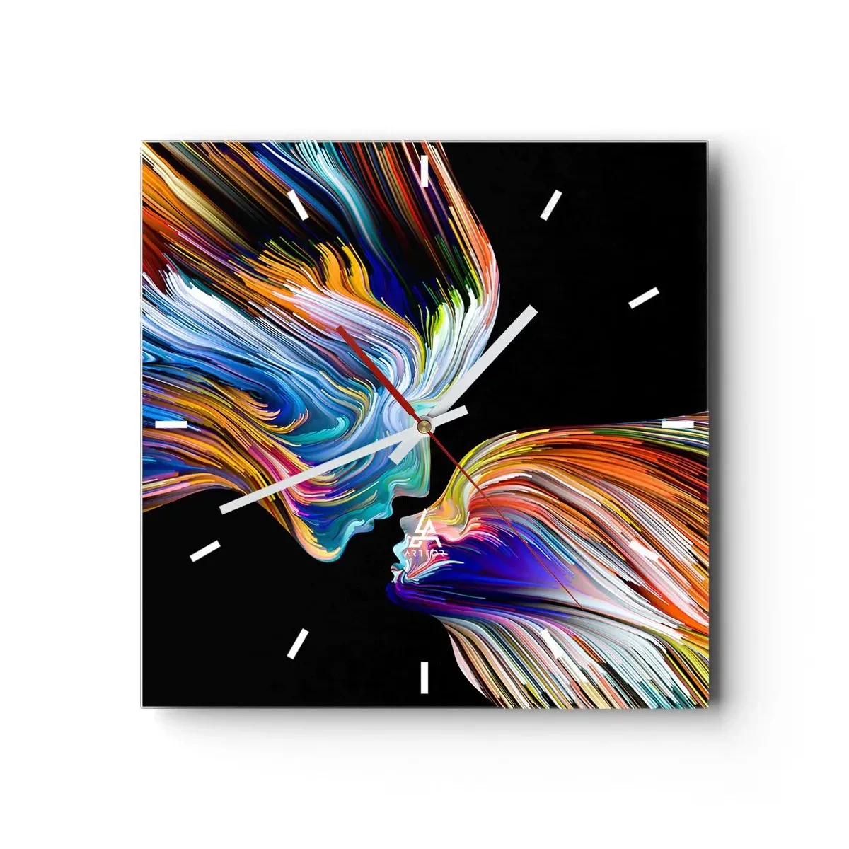 Vægur, Uret - Fusion af energi og lys - 30x30 cm