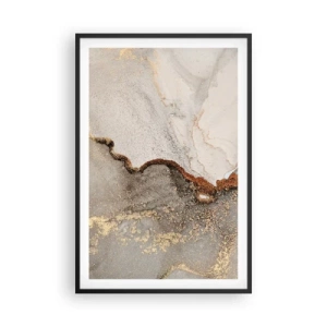 Plakat i sort ramme - På farvegrænsen - 61x91 cm