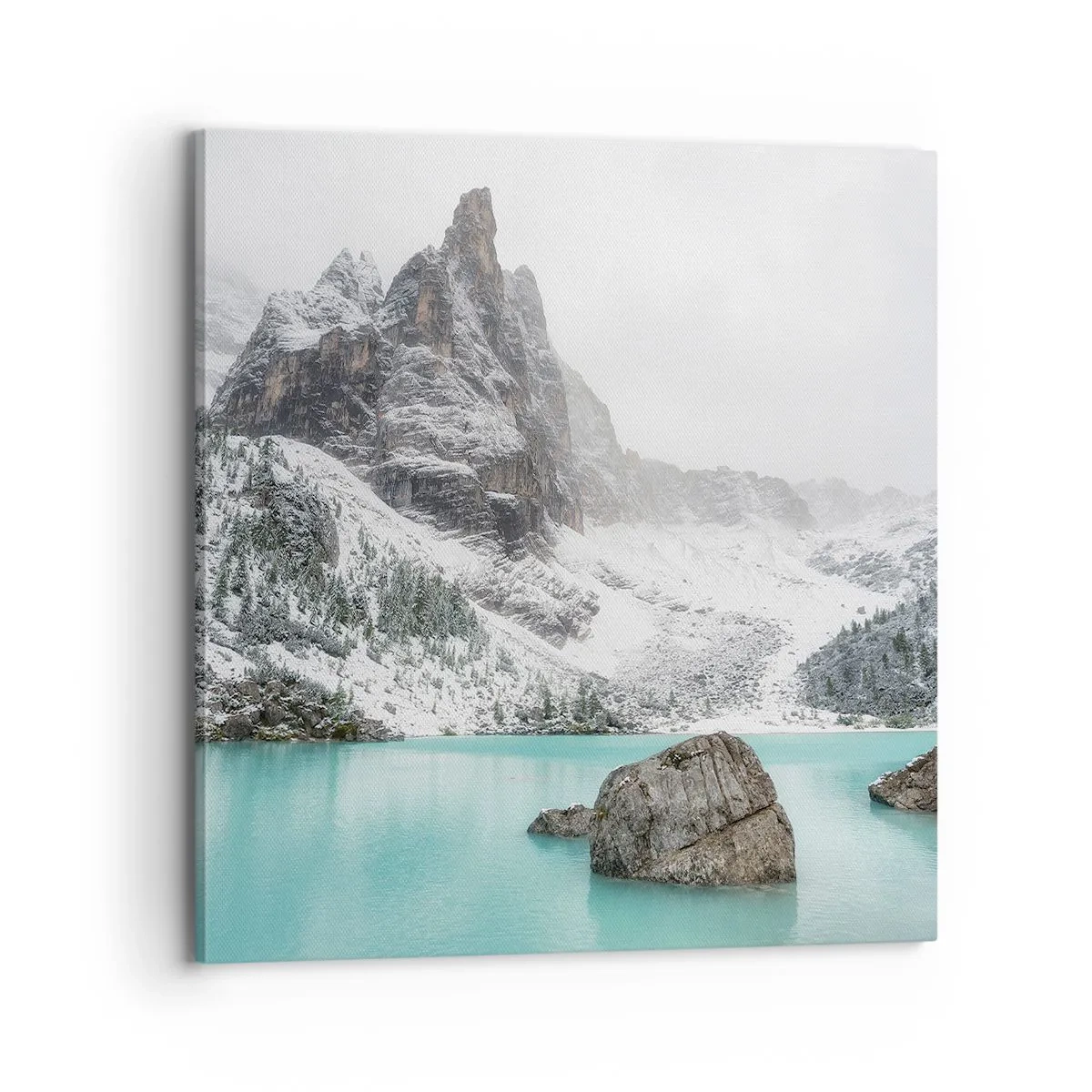 Lærredstryk - Billede på lærred - På vagt - 70x70 cm