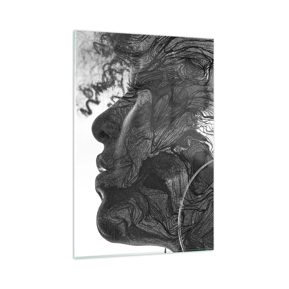 Billede på glas - Forviklet i drømme - 80x120 cm