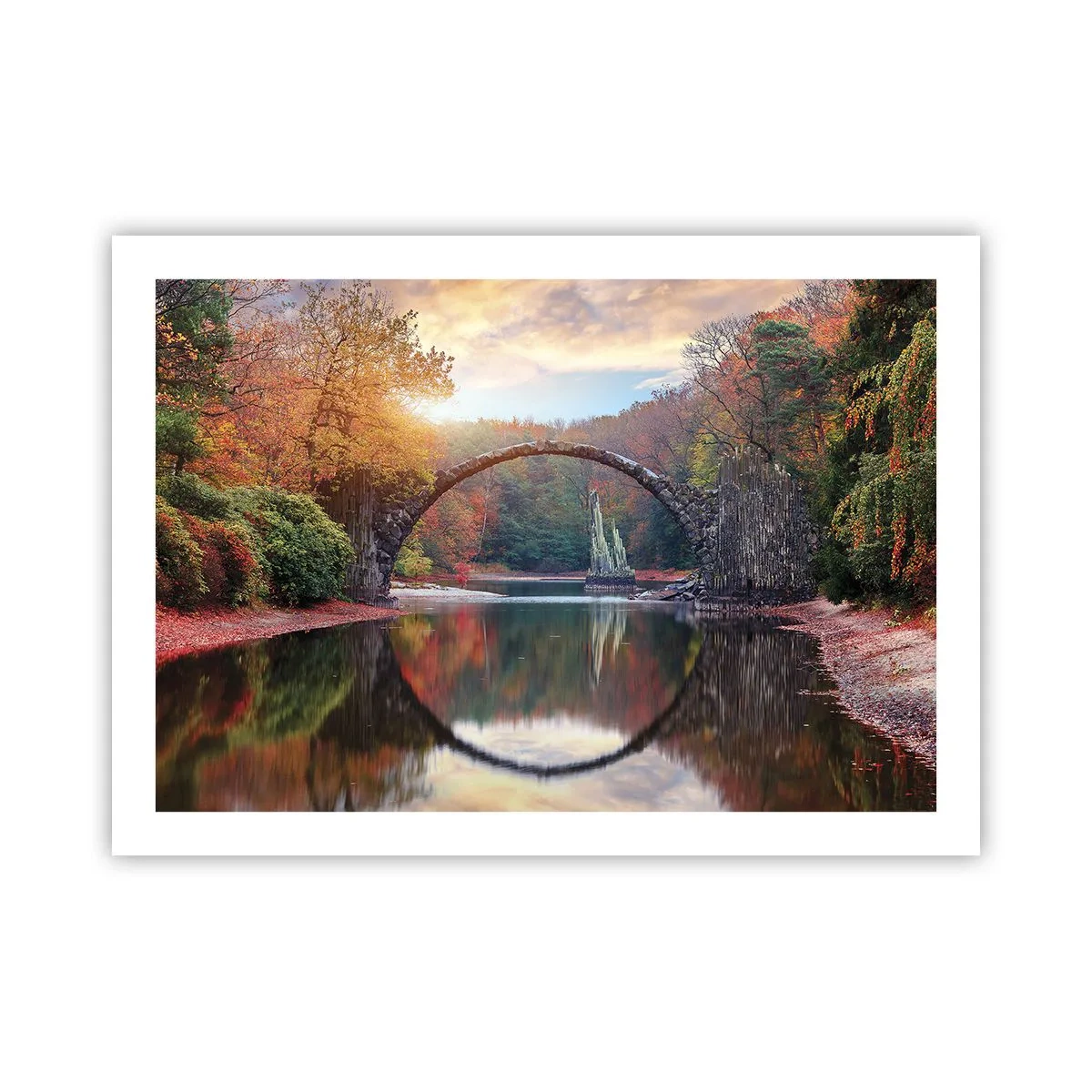 Plakat - På den anden side af spejlet - 70x50 cm