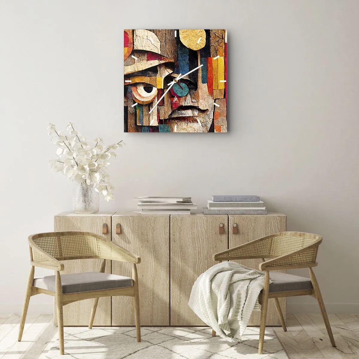 Vægur, Uret - Jeg kan se dig... - 40x40 cm