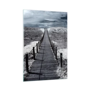 Billede på glas - Lige ved kysten - 80x120 cm