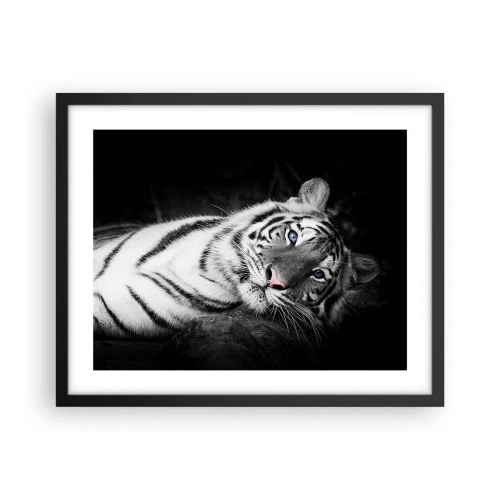 Plakat i sort ramme - Vildskab og fred - 50x40 cm