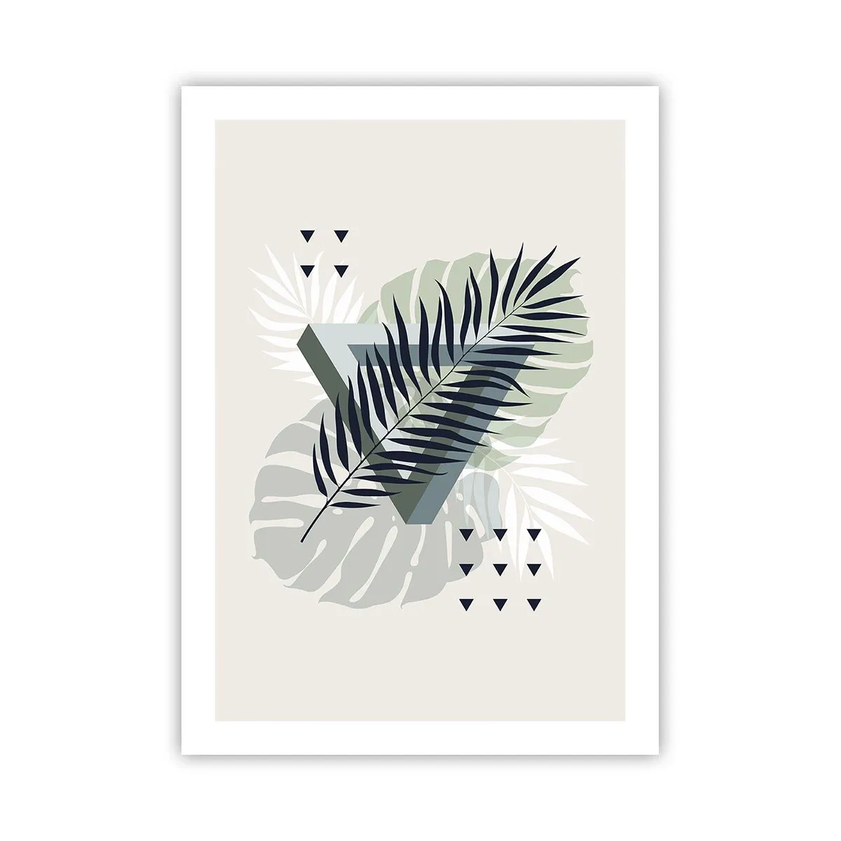Plakat - Natur og geometri - to ordener? - 50x70 cm
