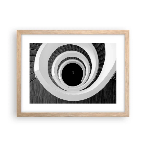 Plakat i ramme af lyst egetræ - Til sagen - 40x30 cm