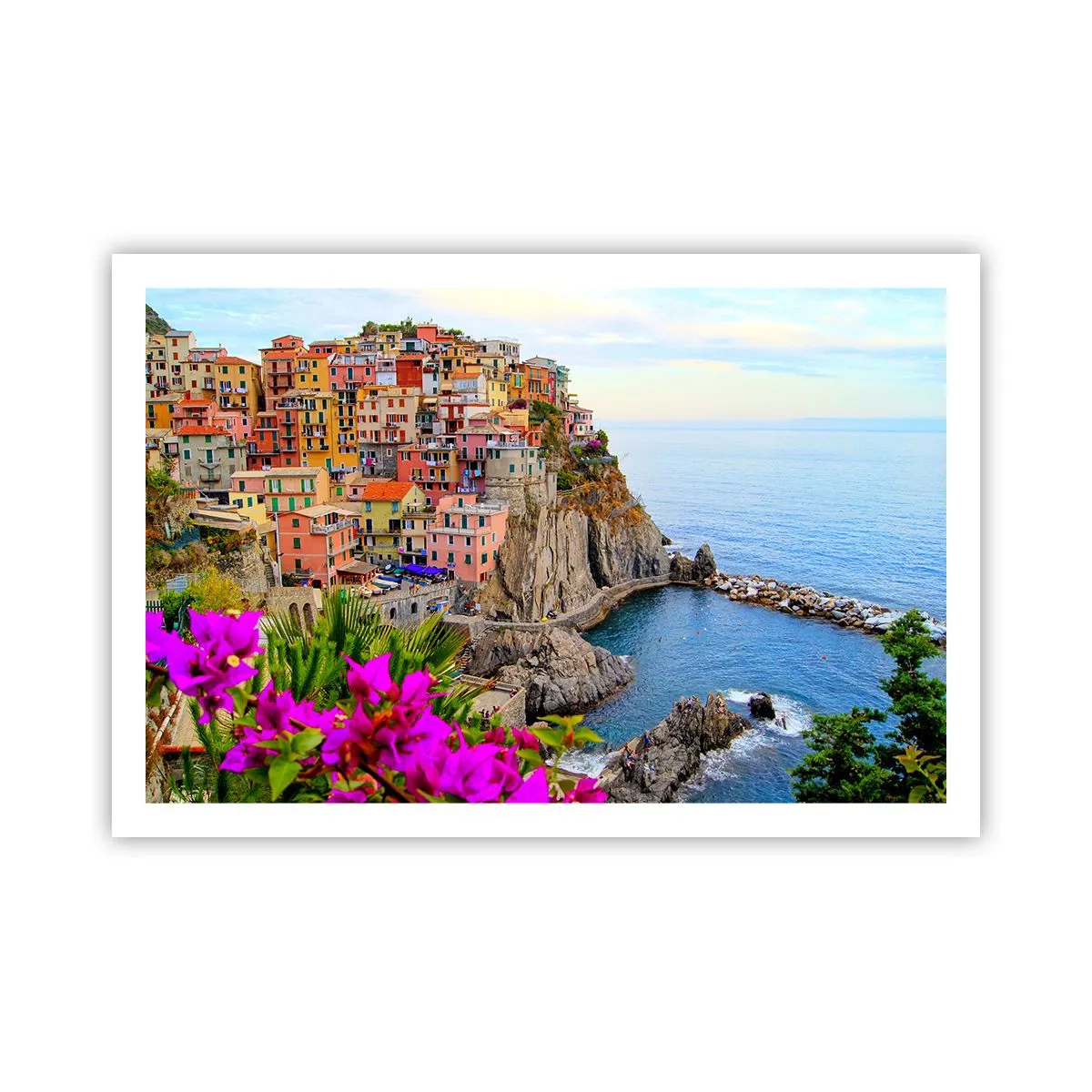 Plakat - En grinende by - 91x61 cm