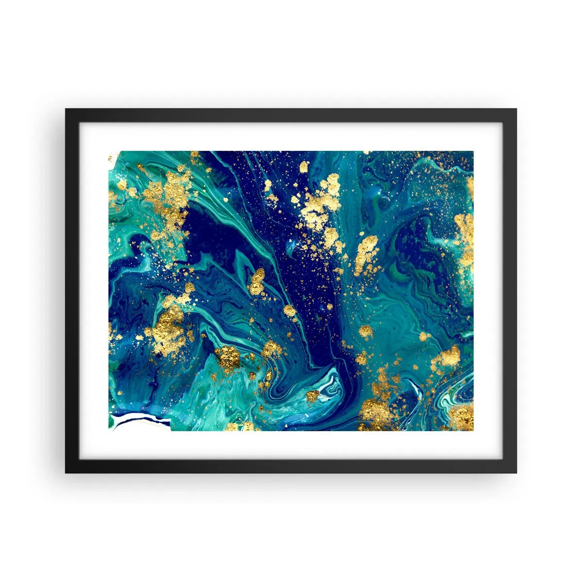 Plakat i sort ramme - Solblade  - 50x40 cm