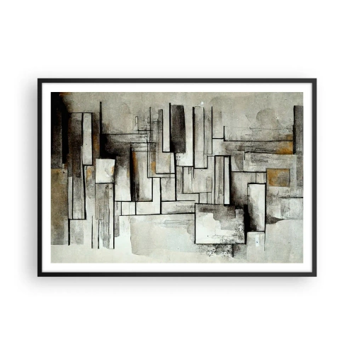 Plakat i sort ramme - Enkelthedens kraft - 100x70 cm