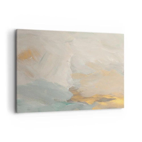 Lærredstryk - Billede på lærred - Abstraktion - blidhedens land - 120x80 cm