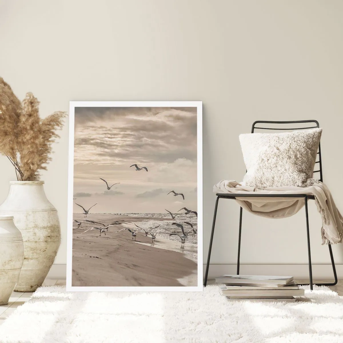 Plakat - Havet brummer, fuglene synger - 40x50 cm