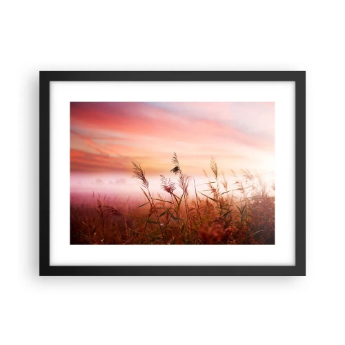 Plakat i sort ramme - Drager, blæsere, vind - 40x30 cm