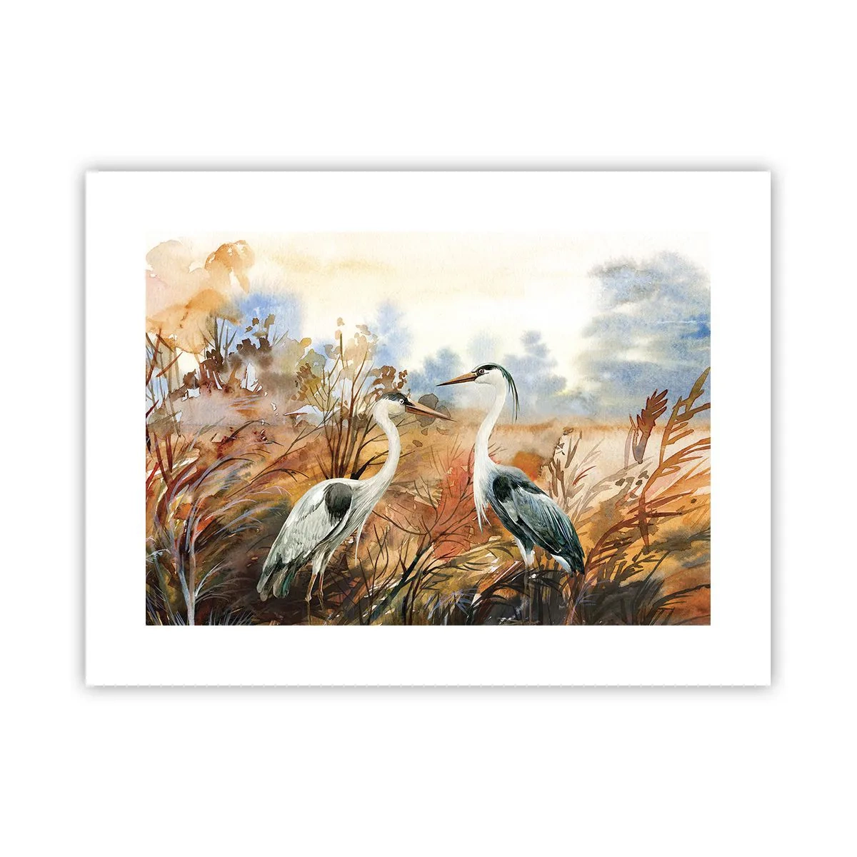 Plakat - Hvor skal vi hen om efteråret? - 40x30 cm