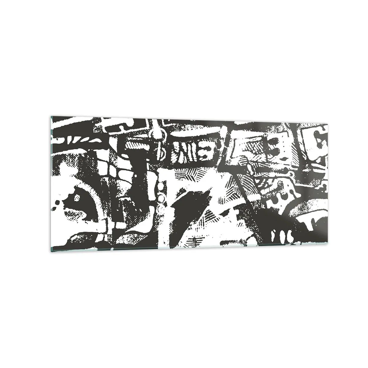Billede på glas - Orden eller kaos? - 120x50 cm