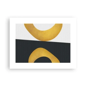 Plakat - Først: guld - 40x30 cm