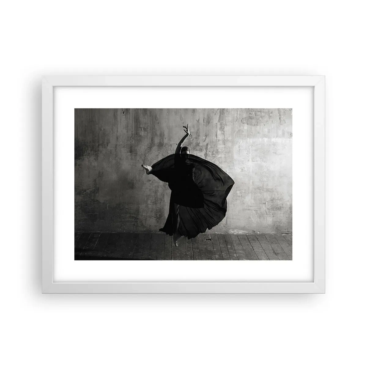 Plakat i hvid ramme - Passioneret bælte - 40x30 cm