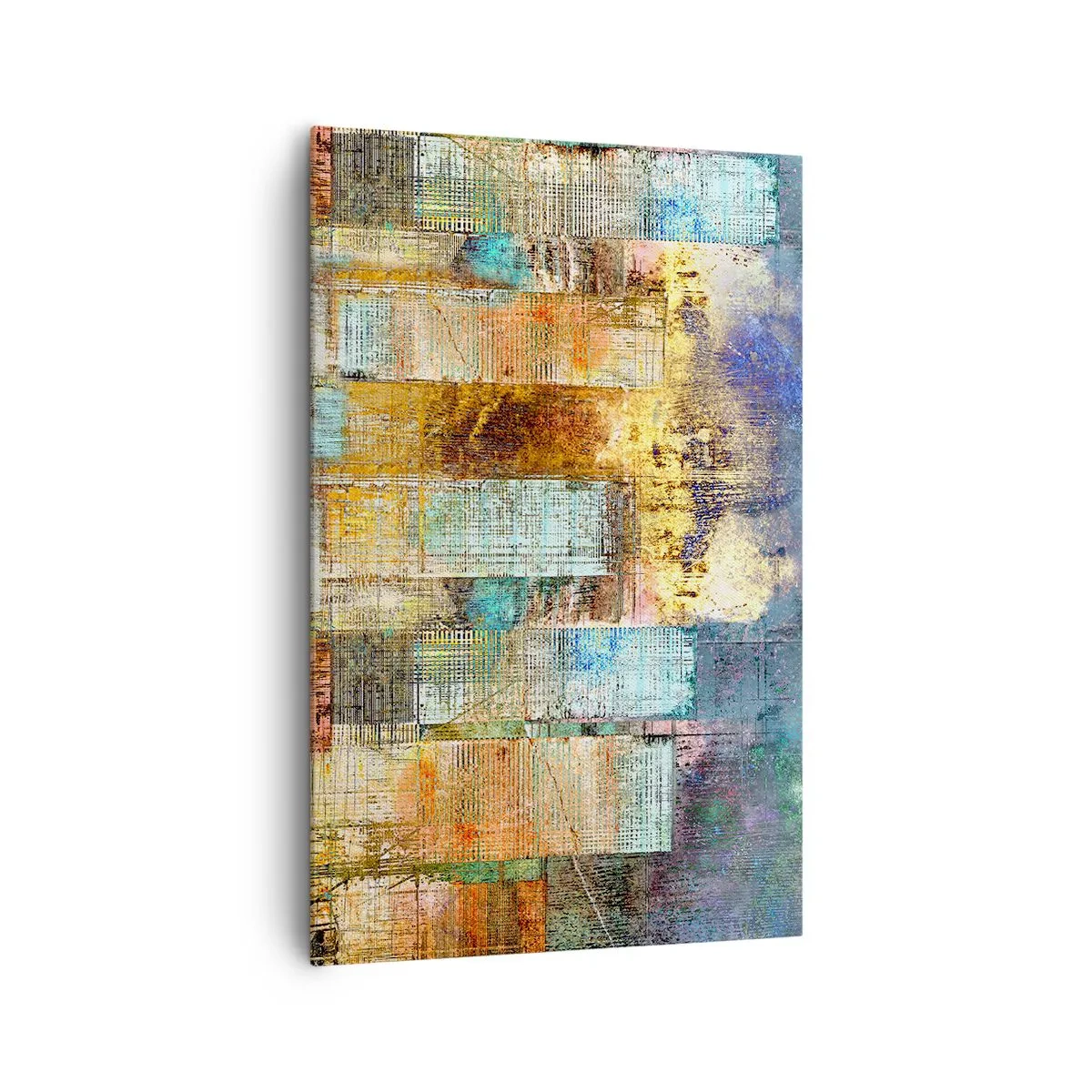 Lærredstryk - Billede på lærred - Solrig metropol - 80x120 cm