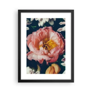 Plakat i sort ramme - Med barok pragt - 30x40 cm