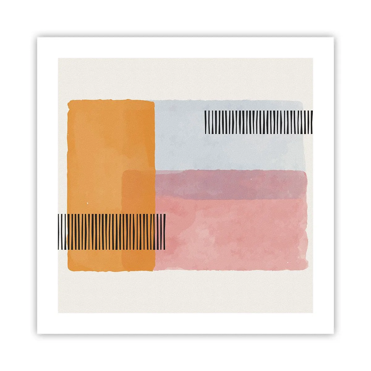 Plakat - Fra hjørne til hjørne - 50x50 cm