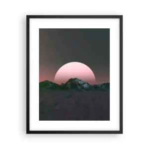 Plakat i sort ramme - I en nabogalakse - 40x50 cm
