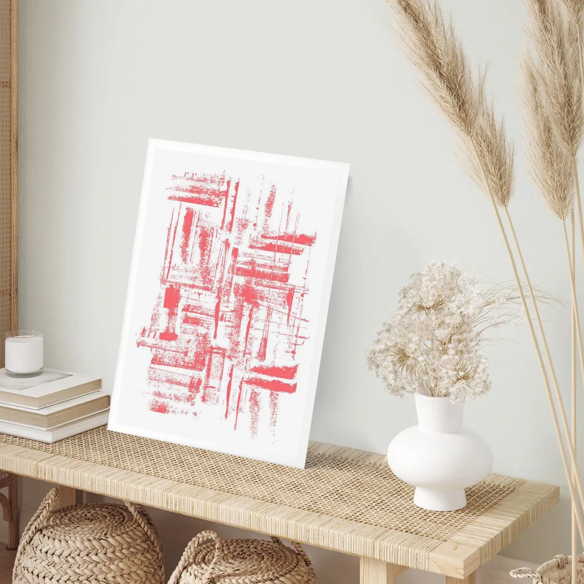 Plakat - Rød by - 40x50 cm