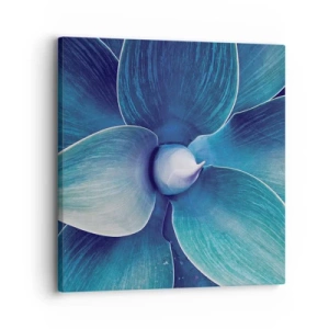 Lærredstryk - Billede på lærred - Blå fra himlen - 30x30 cm