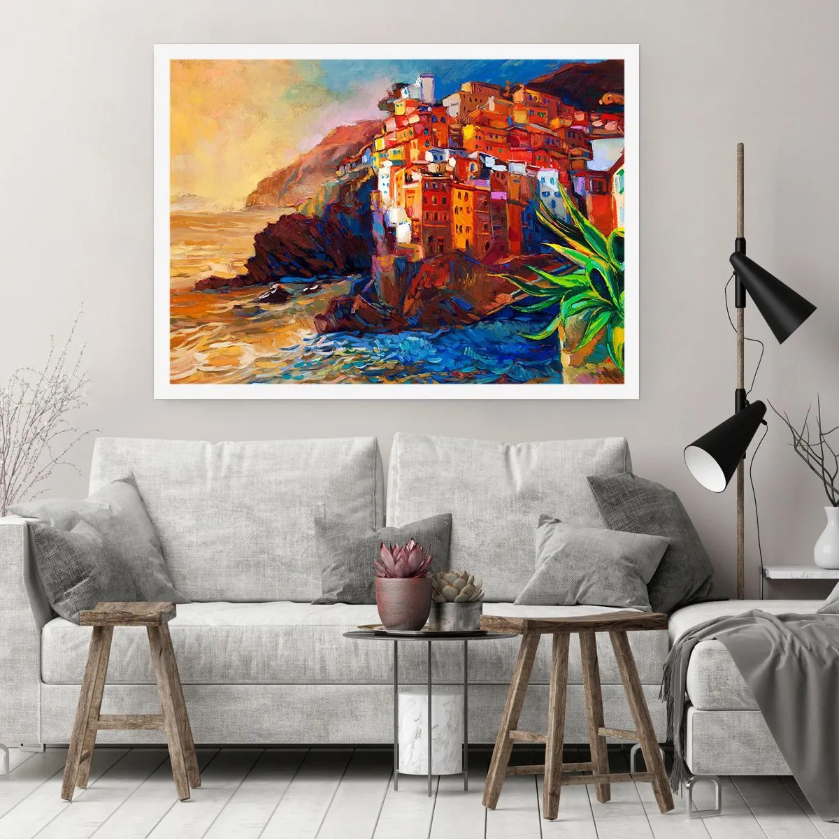 Plakat - Italiensk atmosfære - 70x50 cm