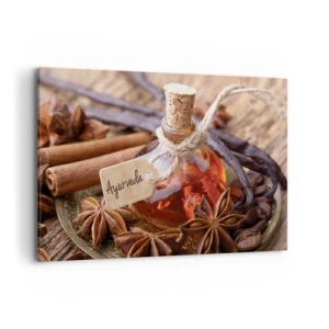 Lærredstryk - Billede på lærred - På vej mod enhed af krop og ånd - 120x80 cm