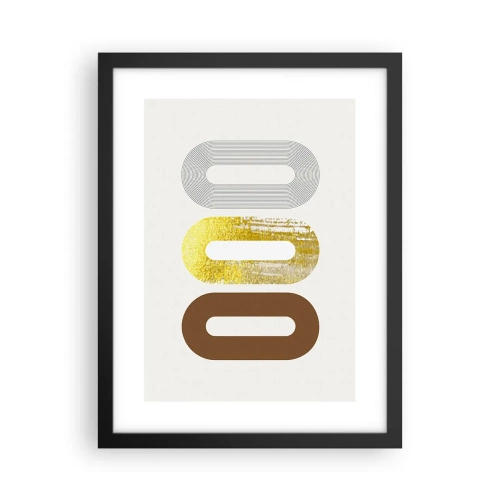 Plakat i sort ramme - Åhhh! - 30x40 cm