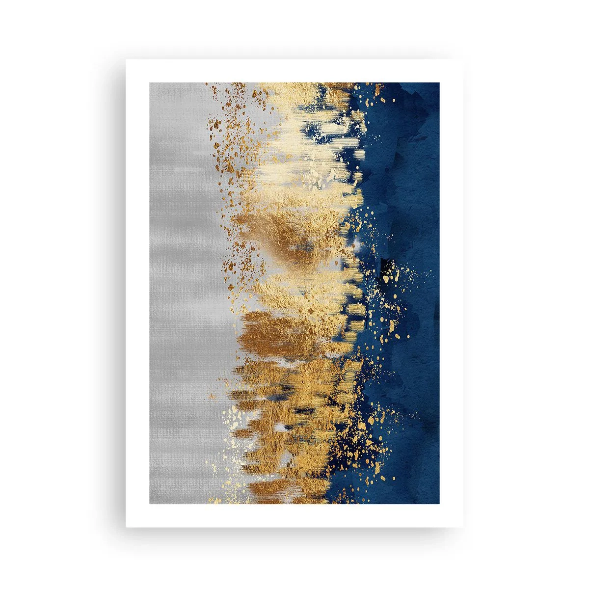 Plakat - Moderne komposition med gnist - 50x70 cm