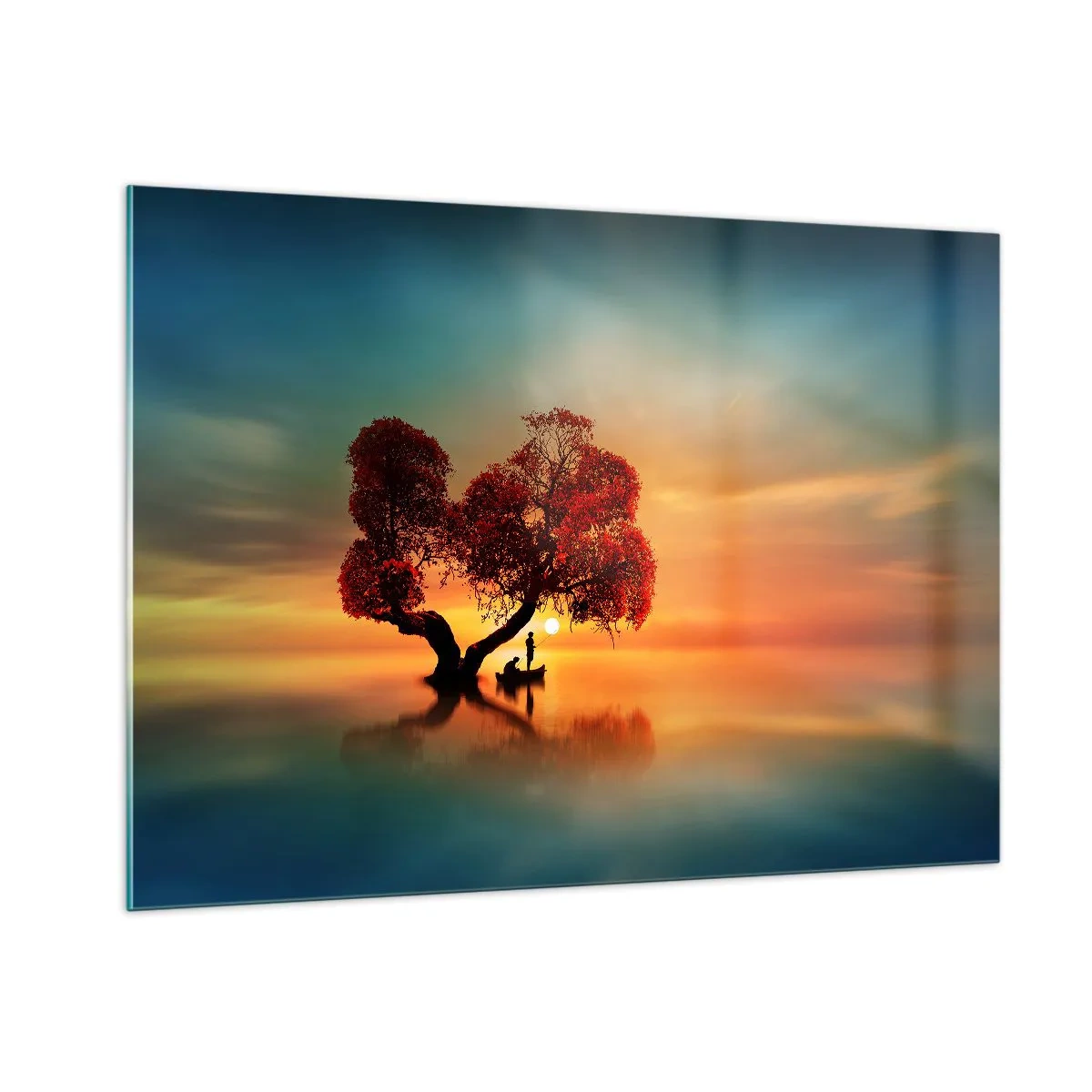 Billede på glas - Fjern og tavs verdensløshed - 100x70 cm