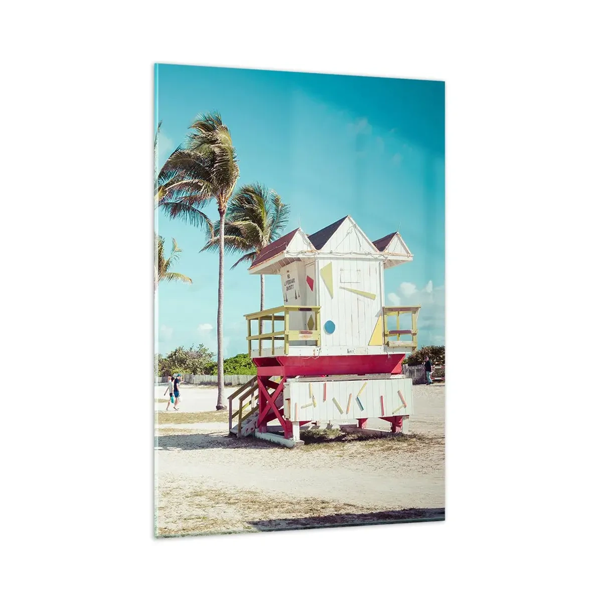 Billede på glas - En smuk dag foran dig - 80x120 cm