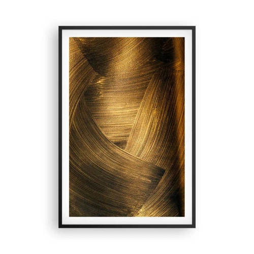 Plakat i sort ramme - I den gyldne labyrint - 61x91 cm