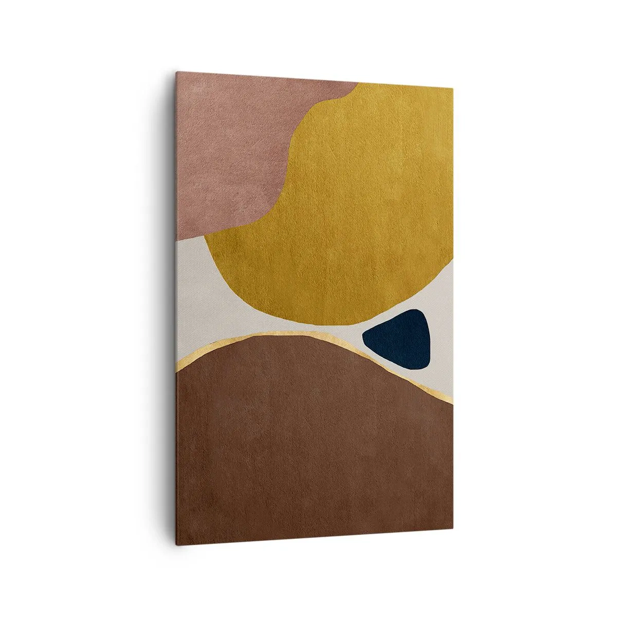 Lærredstryk - Billede på lærred - Abstraktion - et sted i rummet - 80x120 cm