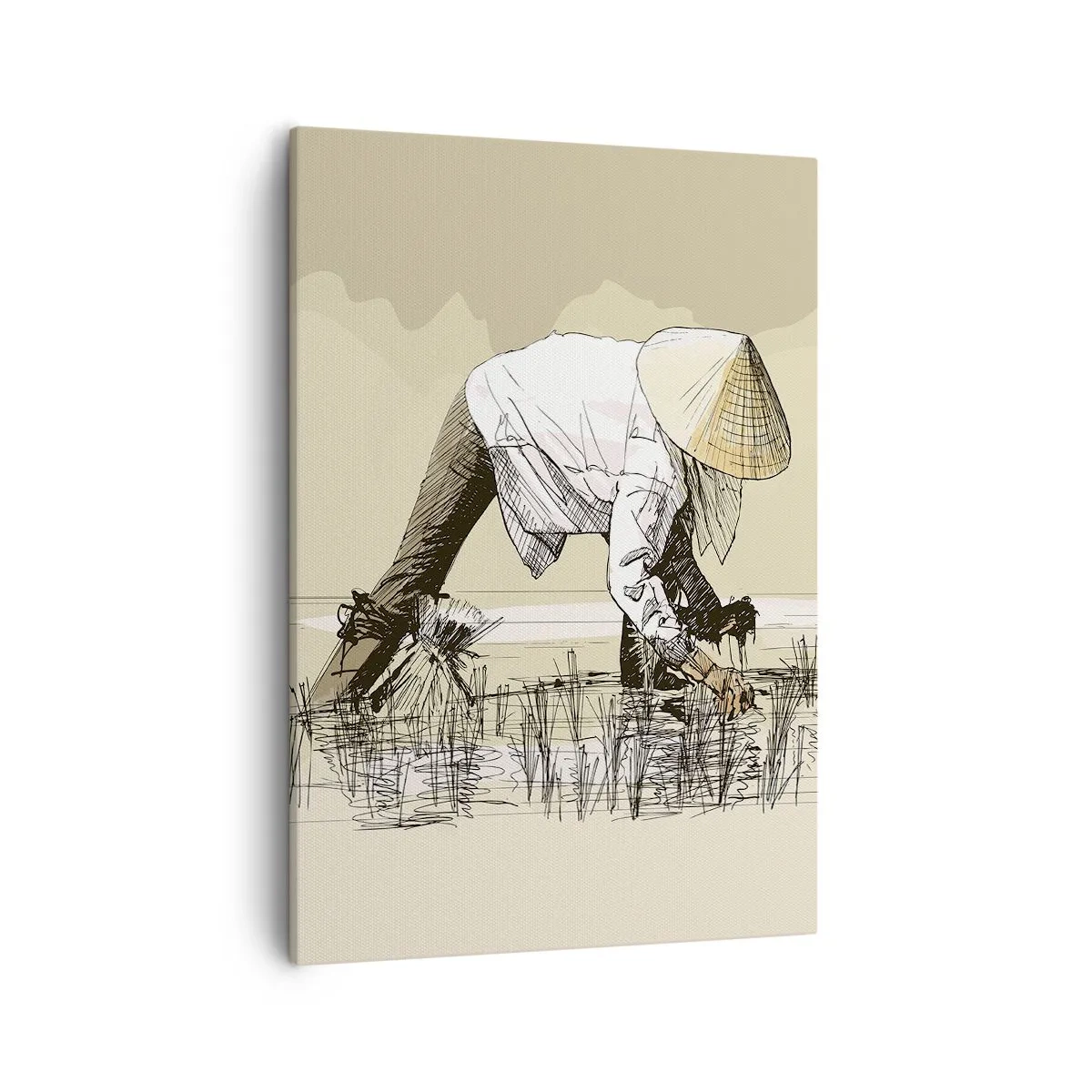 Lærredstryk - Billede på lærred - God høst - 50x70 cm