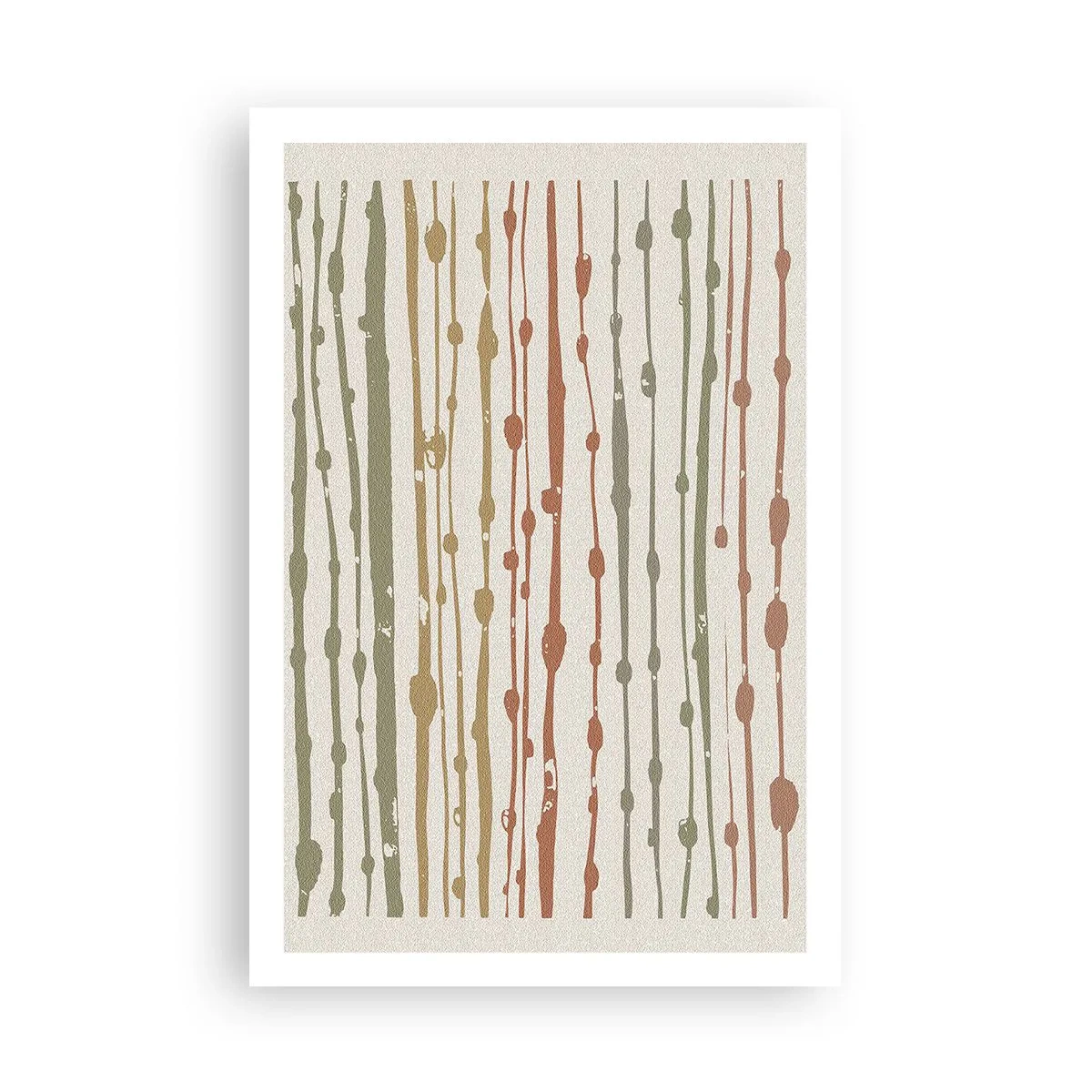 Plakat - Musikalsk farvenotation - 61x91 cm