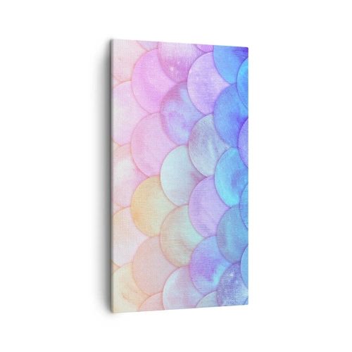 Lærredstryk - Billede på lærred - Perleskaller - 45x80 cm