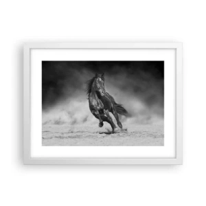 Plakat i hvid ramme - Værdig til emiren selv - 40x30 cm