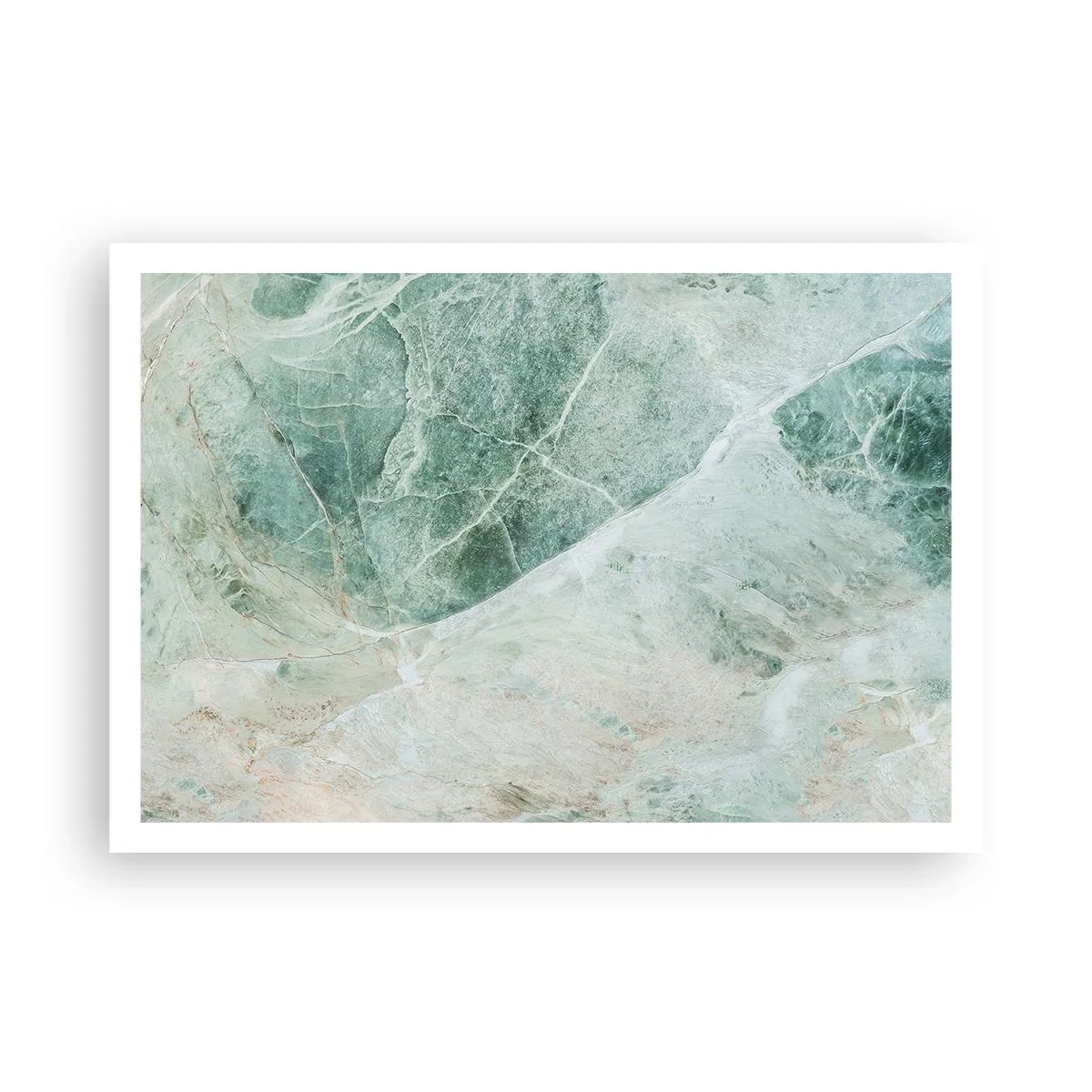 Plakat - Den ædle kølighed af sten - 100x70 cm