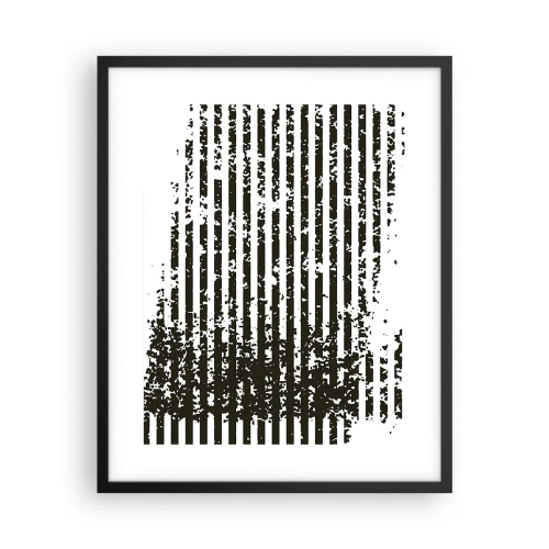 Plakat i sort ramme - Rytme og støj - 40x50 cm