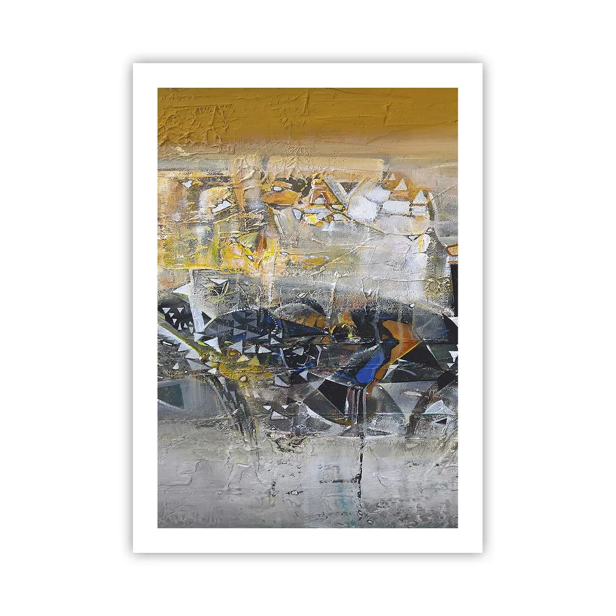 Plakat - Alt vil falde på plads - 50x70 cm