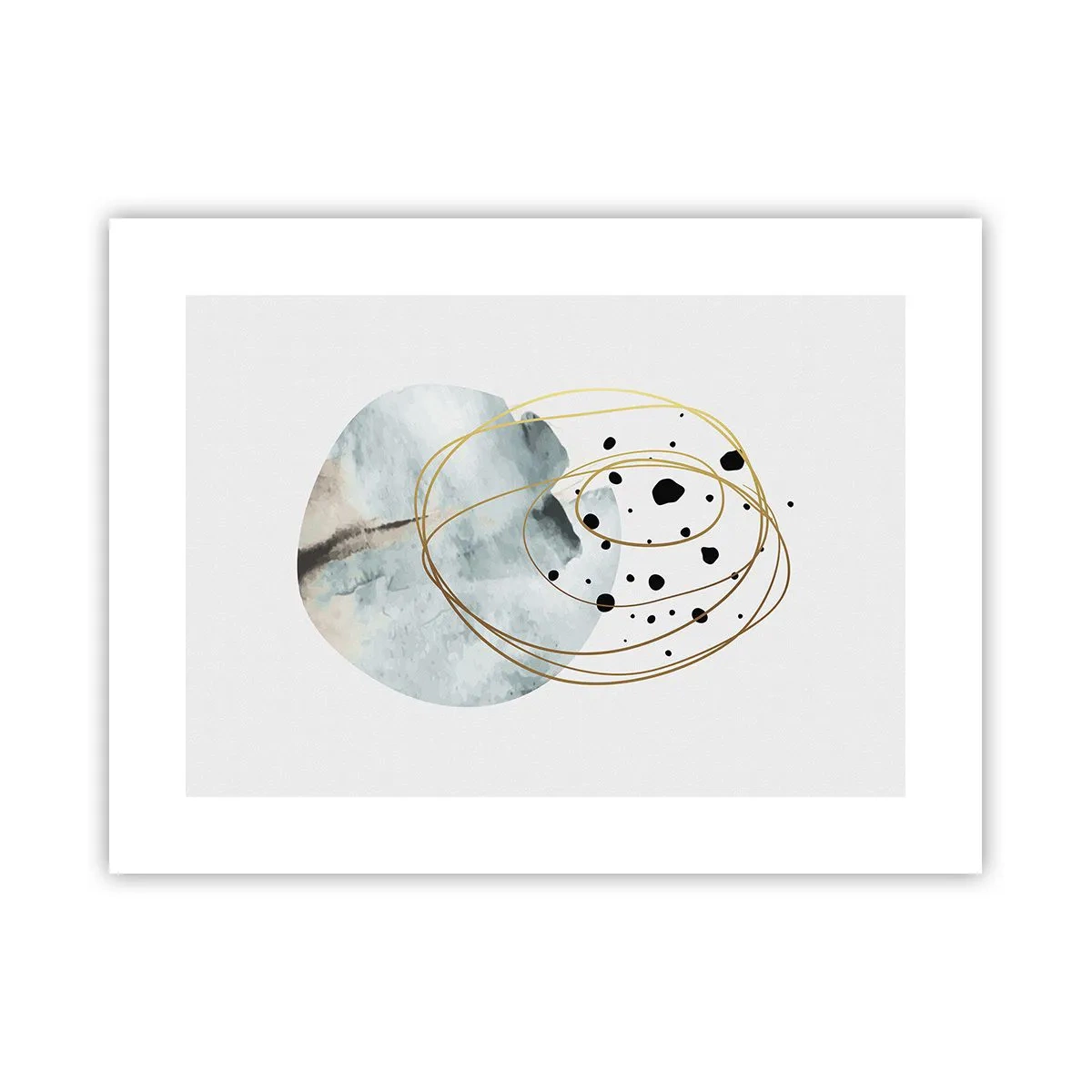 Plakat - I rummets favntag - 40x30 cm