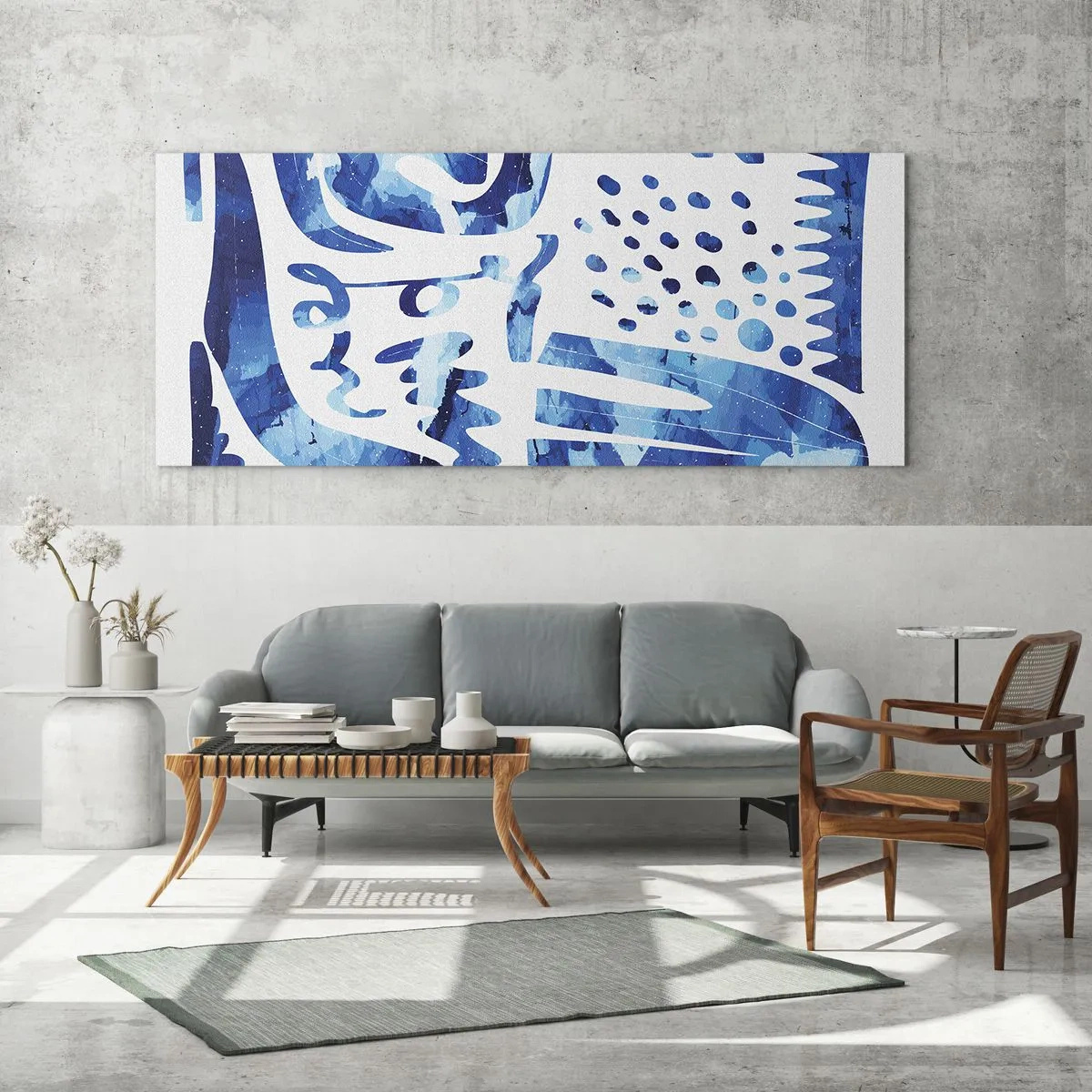 Billede på glas - Tilbage til rødderne - 100x40 cm