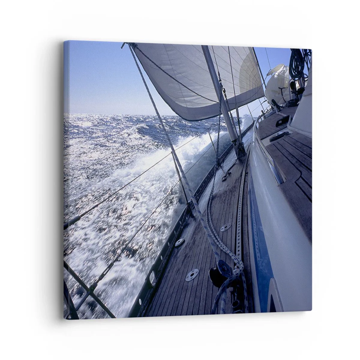 Lærredstryk - Billede på lærred - Jeg ved, hvad det vil sige at være en fugl - 30x30 cm