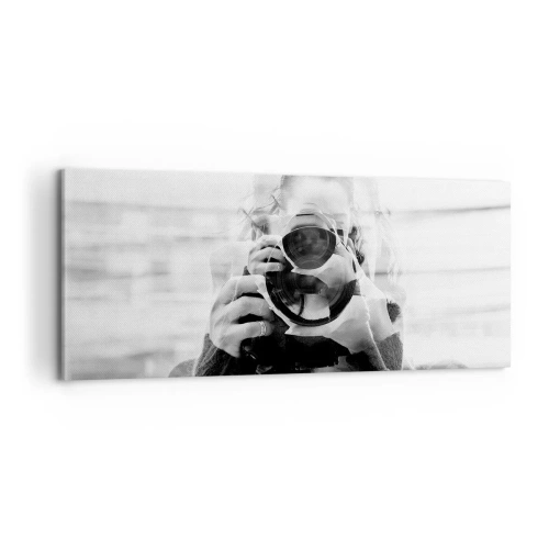 Lærredstryk - Billede på lærred - Skaber og materiale - 120x50 cm